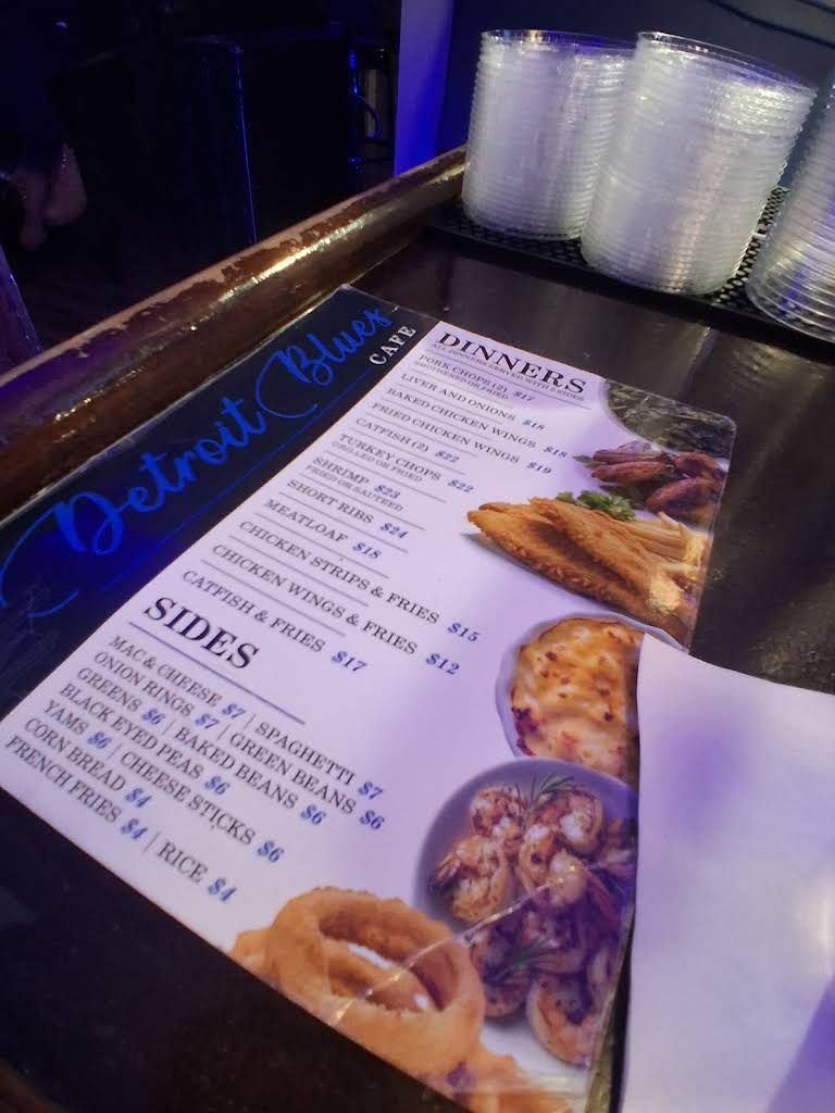 Detroit Blues Cafe Menu 4